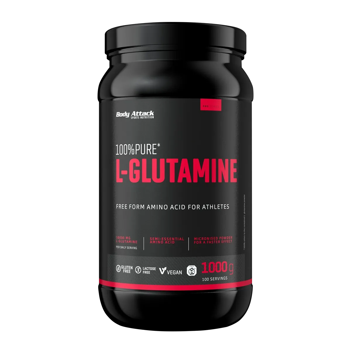BODY ATTACK - 100% L-Glutamine 1KG