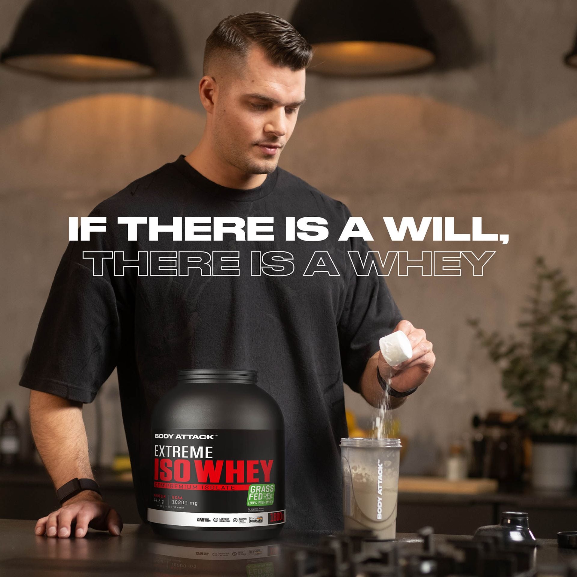 BODY ATTACK - Iso Whey 1.8KG beneftis